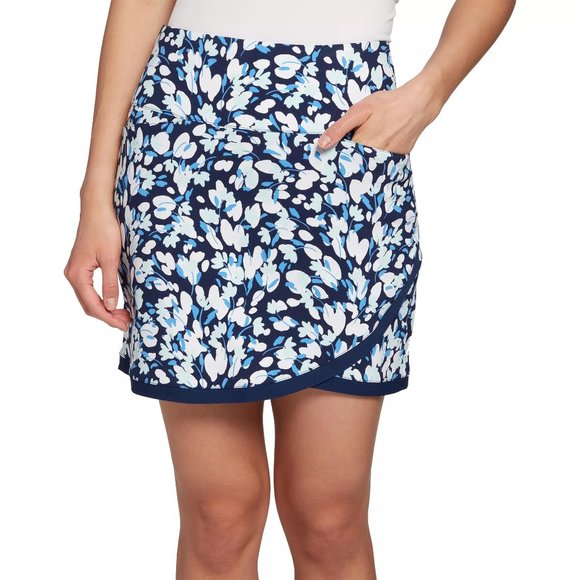 Lady Hagen Pants - NWT Lady Hagen Women's 17” Tummy Control Pull-On Wrap Golf Skort